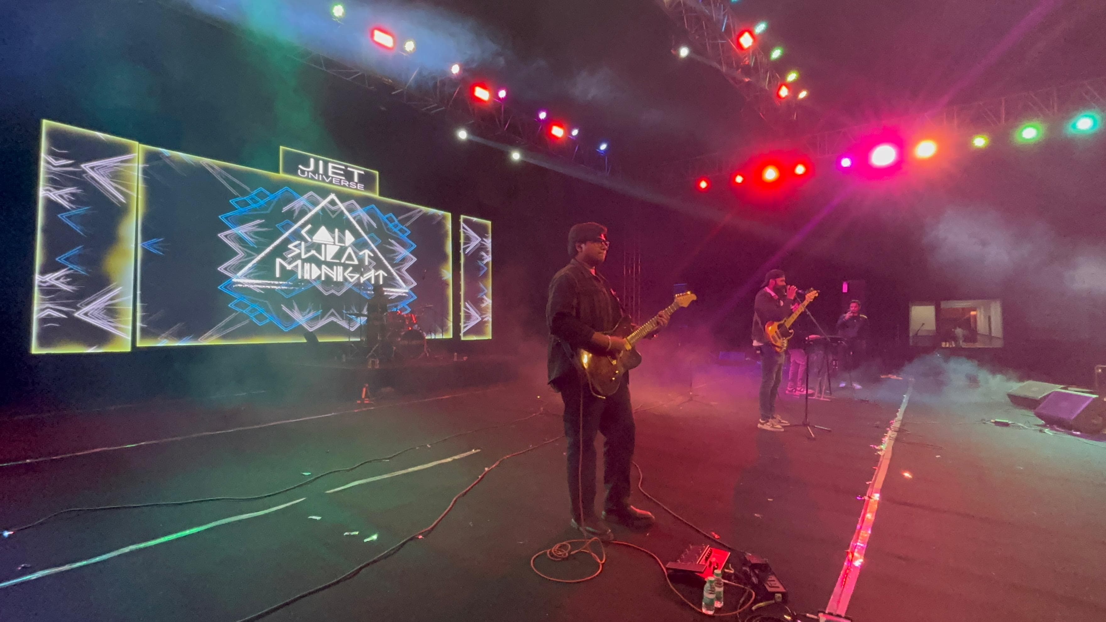 Cold Sweat Midnight performing live on stage
